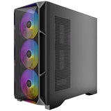 Antec AX1000 ARGB Mid-Tower Gaming PC Case, Full Mesh Front, Tempered Glass, Steel/Plastic, 4 x 120mm ARGB Fans, E-ATX, ATX/Micro-ATX/ITX Compatible