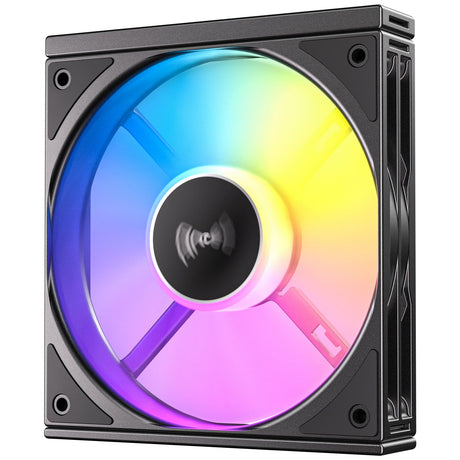 Antec Connect 120 ARGB 3-Pack 120mm PWM Fans with Daisy Chain Design and Vibration-Absorbing Pads