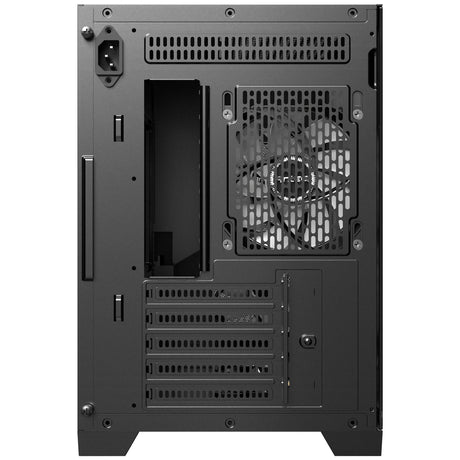 Antec FLUX M Mini Tower PC Case - Tempered Glass, Steel/Plastic, 6 PWM Fans, USB-C, Micro-ATX/ITX Compatibility