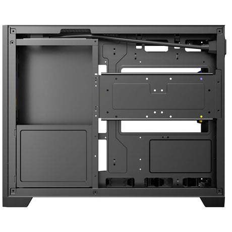 Antec FLUX M Mini Tower PC Case - Tempered Glass, Steel/Plastic, 6 PWM Fans, USB-C, Micro-ATX/ITX Compatibility