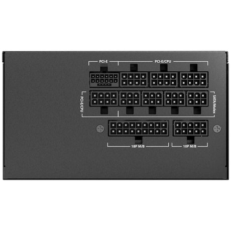 Antec GSK850 V2 850W Fully Modular ATX 3.1 Power Supply, 80 PLUS Gold, PCIe 5.1 Ready with 12V-2x6 Cable, Silent 120mm Fan, High-Performance PSU for Gaming PCs