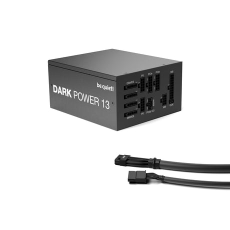 Be Quiet! Dark Power 13, 750W PCIe 5.0 Fully Modular, 80PLUS Titanium, Quad Rail, 62.5A, 135mm Fan, ATX 3.0 PSU