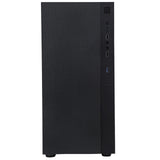 CIT Silent ES Black Mid-Tower Low Noise Computer Case with 2 x 120mm PWM Cooling Fans Included Sound Dampening Material