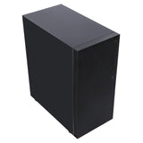 CIT Silent ES Black Mid-Tower Low Noise Computer Case with 2 x 120mm PWM Cooling Fans Included Sound Dampening Material