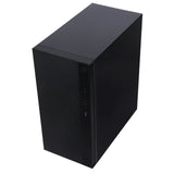 CIT Silent ES Black Mid-Tower Low Noise Computer Case with 2 x 120mm PWM Cooling Fans Included Sound Dampening Material