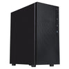 CIT Silent ES Black Mid-Tower Low Noise Computer Case with 2 x 120mm PWM Cooling Fans Included Sound Dampening Material