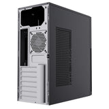 CiT Academy Mid-Tower Office PC Case With USB Type C and 80mm Rear Black Fan and 500W Power Supply Included