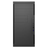 CiT Work Micro-ATX PC Case with USB 3.0, HD Audio, and Efficient Cooling. Compact Steel Design for Home and Office Builds