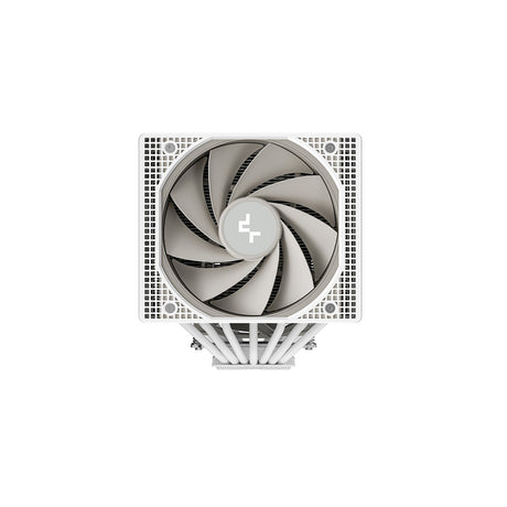 DeepCool ASSASSIN VC ELITE White Dual-Tower CPU CoolerVapor Chamber Base, 7 Heatpipes, 300W TDP, Quiet Dual Fans (140mm + 120mm), Dual Performance/Quiet Modes, Universal Socket Support