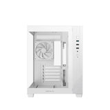 DeepCool CG330 3F ARGB Dual-Chamber Micro-ATX Tower Case, Tempered Glass Panels, 3 x 120mm ARGB Fans, USB 3.0, ITX/Micro-ATX, White