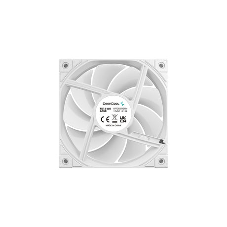 DeepCool FD12 120mm ARGB 3 in 1 case fan White