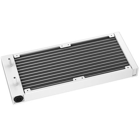 DeepCool LE240 V2 White 240mm Liquid CPU Cooler, Dual 120mm ARGB Fans, Anti-Leak Tech, Quiet Pump, High Performance for Intel & AMD Sockets
