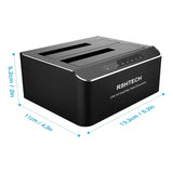 Dual Bay SATA HDD Docking Station