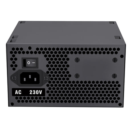 EVO LABS BR750-12BL 750W PSU,120mm Black Silent Fan with Improved Ventilation, Non Modular, High-Efficiency, PFC Certified, CE Compliant, Retail Packaged