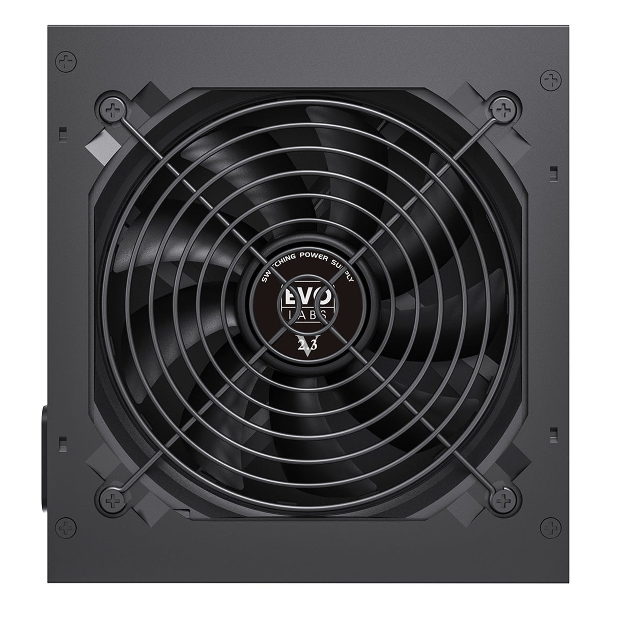 EVO LABS BR750-12BL 750W PSU,120mm Black Silent Fan with Improved Ventilation, Non Modular, High-Efficiency, PFC Certified, CE Compliant, Retail Packaged