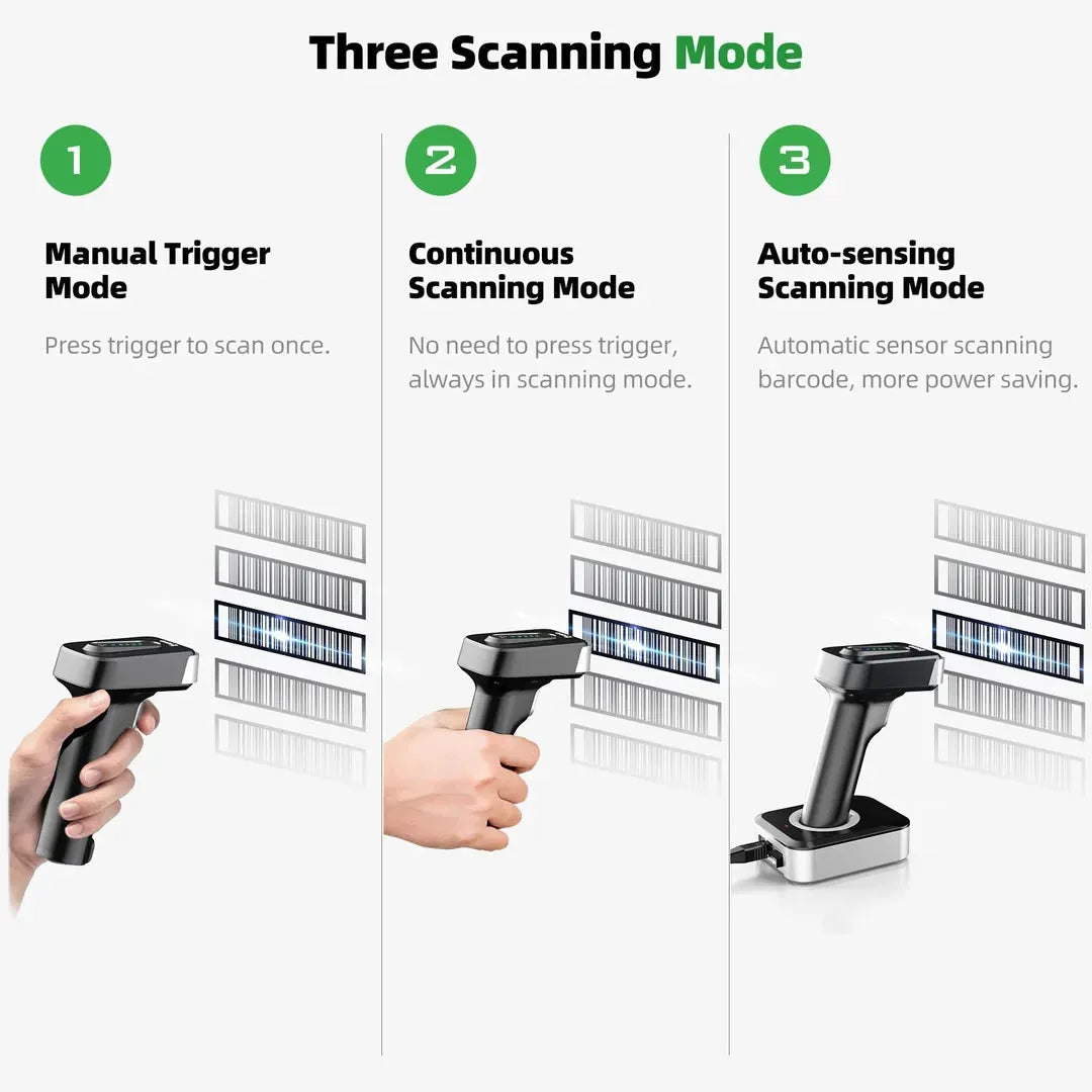 Eyoyo EY-029 Wireless Bluetooth Barcode Scanner