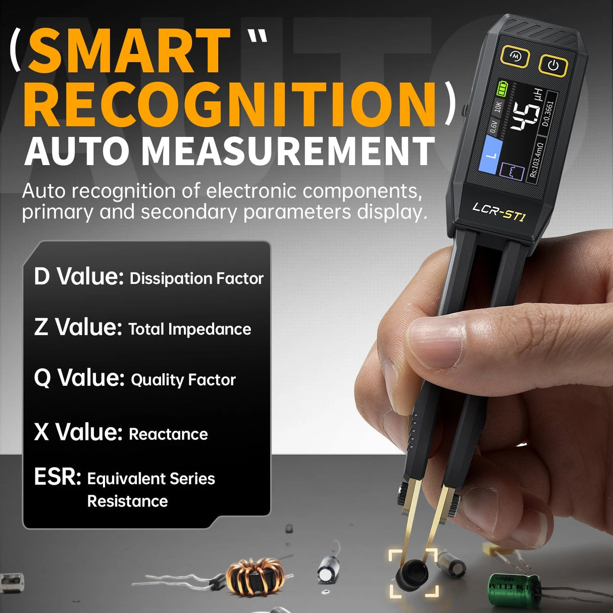 FNIRSI LCR-ST1 Mini Smart Tweezer