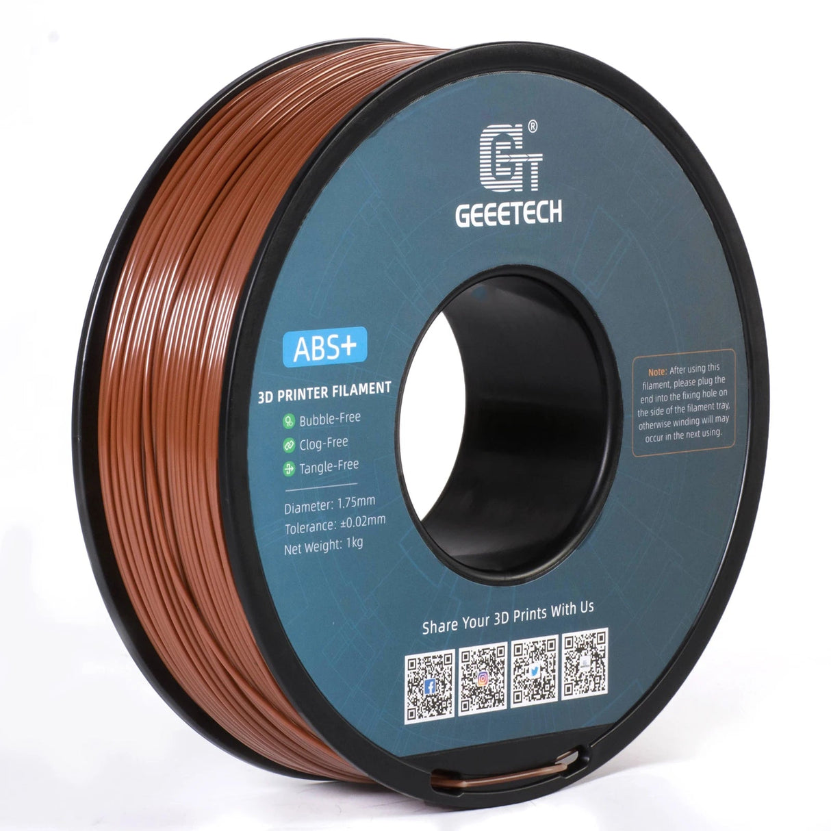 Geeetech ABS 3D Filament 1.75mm 1KG plastic