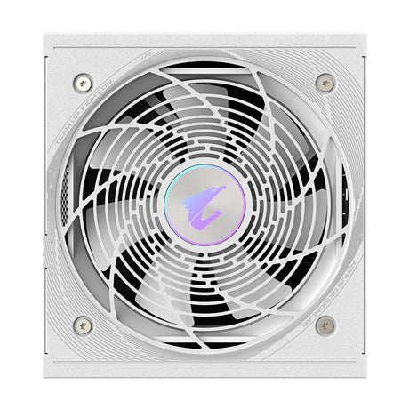 Gigabyte AORUS ELITE ICE 850W White PSU - Fully Modular, 80 PLUS Platinum, ATX 3.1, PCIe 5.0 Ready, 12VHPWR, Silent 120mm FDB Fan, 10-Year Warranty