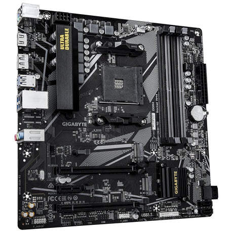 Gigabyte B550M DS3H R2 AMD AM4 Socket Motherboard, Micro-ATX, 4x DDR4 Slots, 2x M.2 Sockets, GbE LAN, 1x DisplayPort / 1x HDMI Port