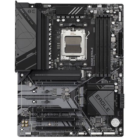 Gigabyte B650 EAGLE AMD AM5 Socket Motherboard, ATX, 4x DDR5 Slots, 3x M.2 Sockets, Fitted I/O Shield, GbE LAN, 1x DisplayPort / 1x HDMI Port