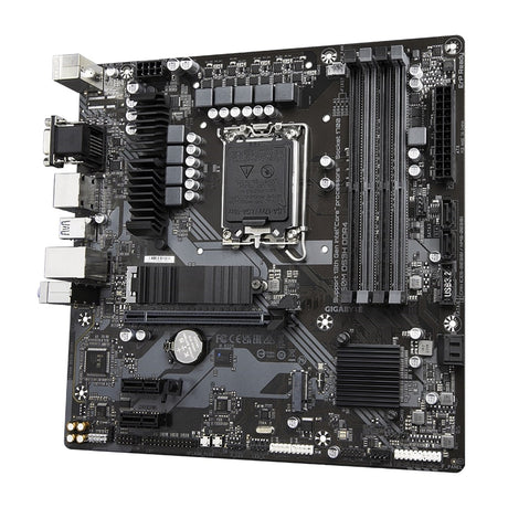Gigabyte B760M DS3H DDR4 Ultra Durable Intel 1700 Socket Motherboard, Micro-ATX, 4x DDR4 Slots, 2x M.2 Sockets, 2.5GbE LAN, 1x D-Sub / 2x DisplayPorts / 1x HDMI Port