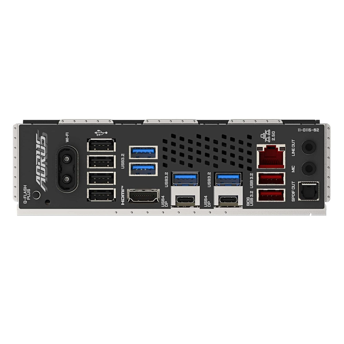 Gigabyte X870 AORUS ELITE WIFI7 AMD AM5 Socket Motherboard, ATX, 4x DDR5 Slots, 4x M.2 Sockets, Fitted I/O Shield, 2.5GbE LAN, Wi-Fi 7, 1x HDMI Port / 2x USB-C (USB4)