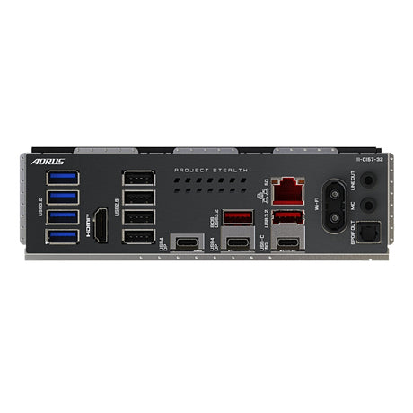 Gigabyte X870 AORUS STEALTH AMD AM5 Socket Motherboard, ATX, 4x DDR5 Slots, 4x M.2 Socket, 5GbE LAN, WiFi 7, 1x HDMI Port / 2x USB-C (USB4)