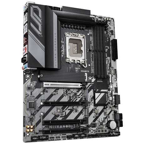 Gigabyte Z890 UD WIFI6E Ultra Durable Intel 1851 Socket Motherboard, ATX, 4x DDR5 Slots, 3x M.2 Sockets, 2.5GbE LAN, Wi-Fi 6E, 1x DisplayPort / 1x USB-C (USB4)