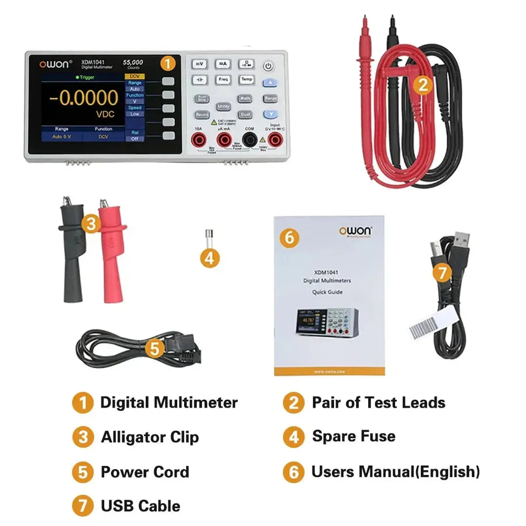 XDM1041 Digital Multimeter 1 2 3 4 5 6 7 8 9