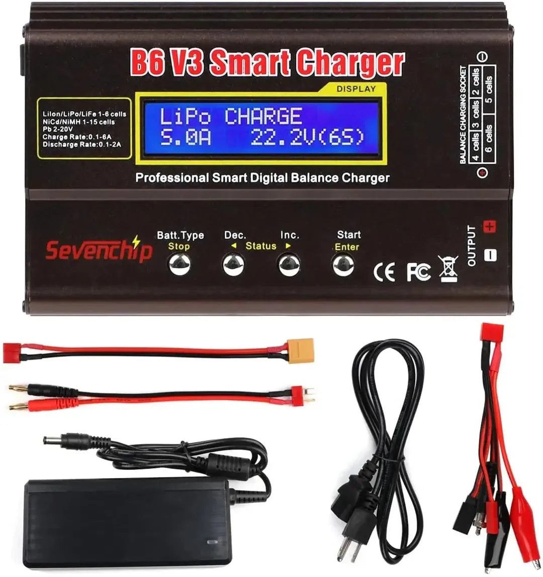 iMAX B6 80W 6A Battery Balance Charger 1