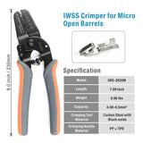 IWISS IWS-2820M Mini Micro Open Barrel Crimping 1 2 3 4 5