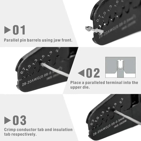 IWISS IWS-2820M Mini Micro Open Barrel Crimping