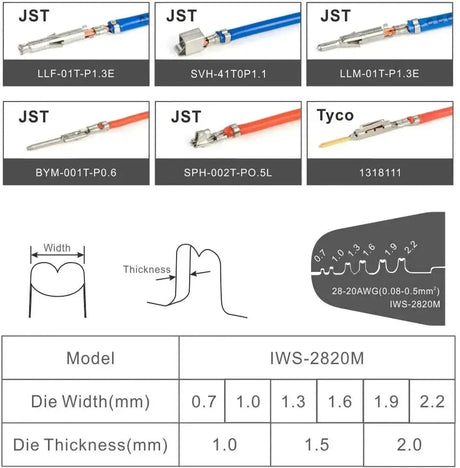 IWISS IWS-2820M Mini Micro Open Barrel Crimping