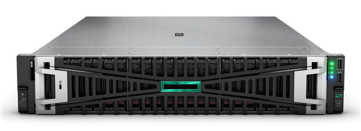 Hewlett Packard Enterprise Intel Xeon Gold 6430 (2.1 GHz, 60MB L3), 64GB (2 x 32GB) DDR5 RDIMM, 8SFF HDD, MR408i-o Gen11, 1x 1000W PS