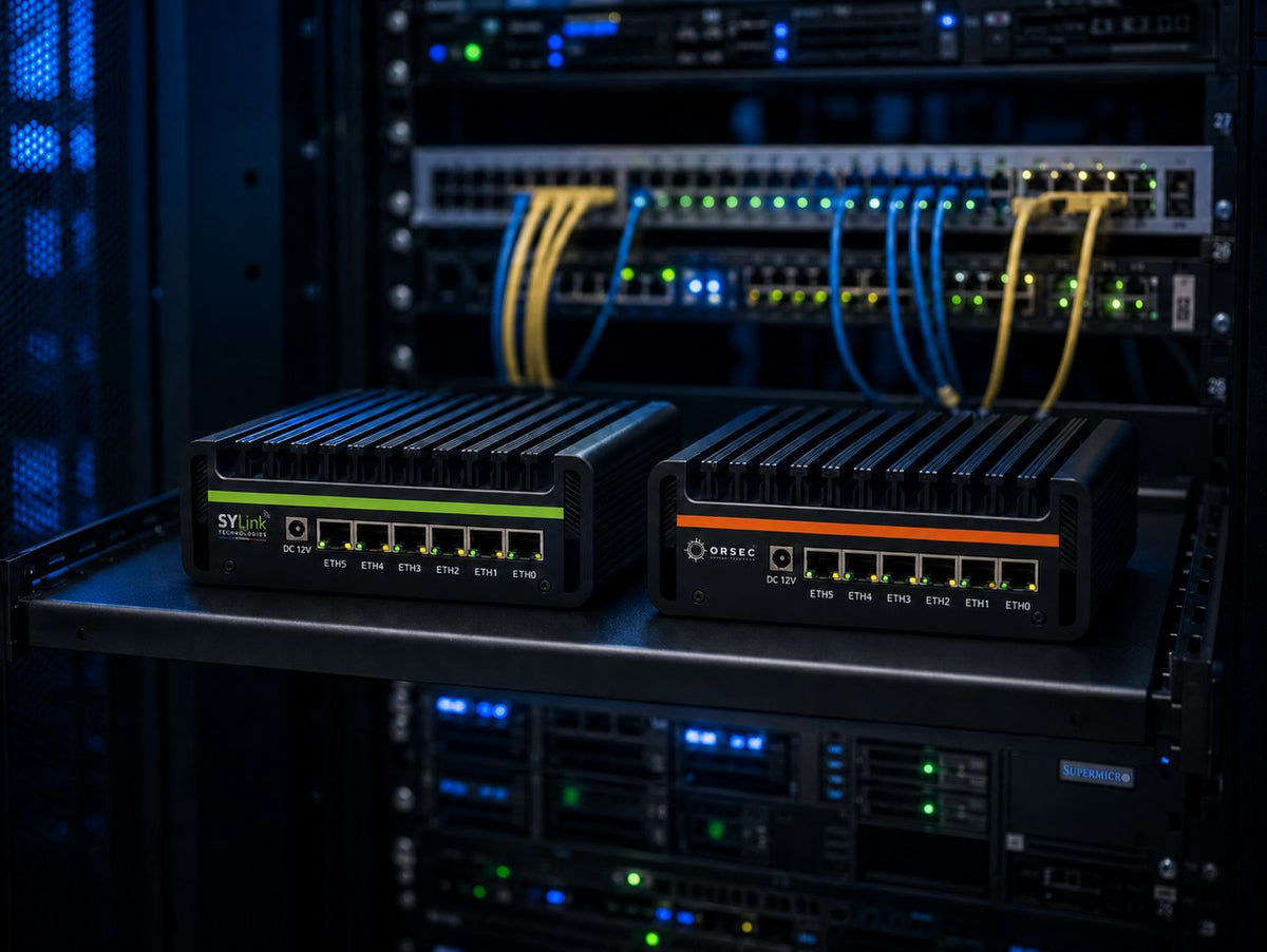 SYLink Orsec Probe Mini 200IP1Y, Deep Packet Inspection (DPI), 1U Rack