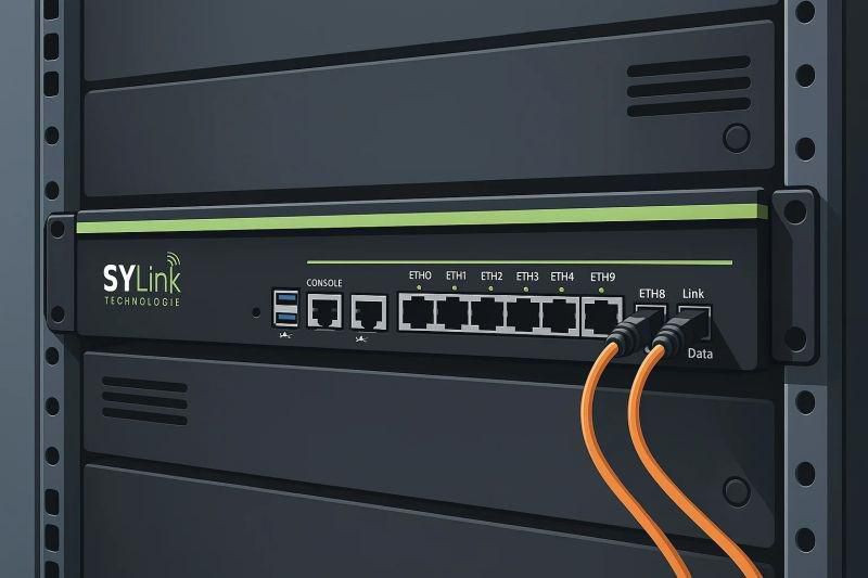 SYLink Pro Mini 50IP15, NDR+NGFW+Behavioral AI, 1U Rack, throughput 2,5 Gbps