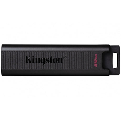 Kingston DTMAX/512GB DataTraveler Max 512GB USB-C USB Drive, USB3.2, Gen2, 1000MB/s, Black, Retail Boxed