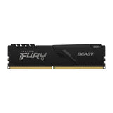 Kingston FURY Beast KF432C16BB/16 16GB (1x 16GB) DIMM System Memory, 3200MHz, DDR4, CL16, Black, Intel XMP