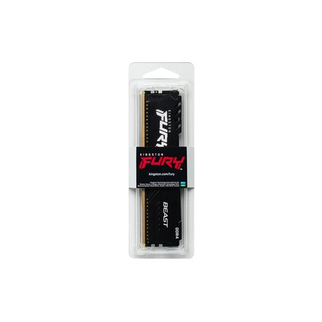 Kingston FURY Beast KF432C16BB/16 16GB (1x 16GB) DIMM System Memory, 3200MHz, DDR4, CL16, Black, Intel XMP