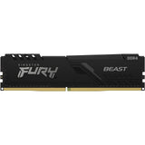 Kingston FURY Beast KF432C16BB/16 16GB (1x 16GB) DIMM System Memory, 3200MHz, DDR4, CL16, Black, Intel XMP
