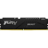 Kingston FURY Beast KF556C40BBK2-64 64GB (2x 32GB) DIMM System Memory, 5600MHz, DDR5, CL40, Black, Intel XMP