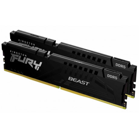 Kingston FURY Beast KF560C36BBEK2-16 16GB (2x 8GB) DIMM System Memory, 6000MHz, DDR5, CL36, Black, Intel XMP, AMD EXPO