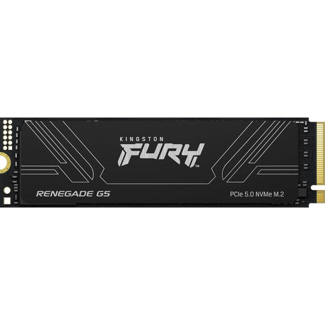 Kingston FURY Renegade (SFYR2S/4T0 ) 4TB NVMe SSD, M.2 Interface, PCIe 5.0 x4 NVMe, 2280, Up to 14,800MB/s read, 14,000MB/s write, Limited 5-year warranty with free technical support.