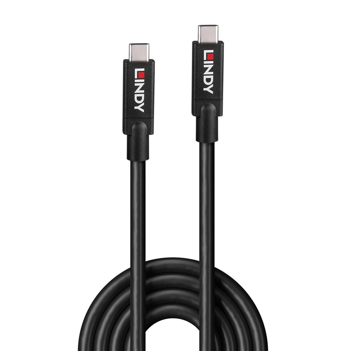 LINDY 43308 5m Active USB 3.2 Gen 2 C/C Cable, Data transfer rates up to 10Gbps, Supports video resolutions up to UHD 8K 7680x4320@60Hz including 4K 4096x2160@120Hz, 2 year warranty