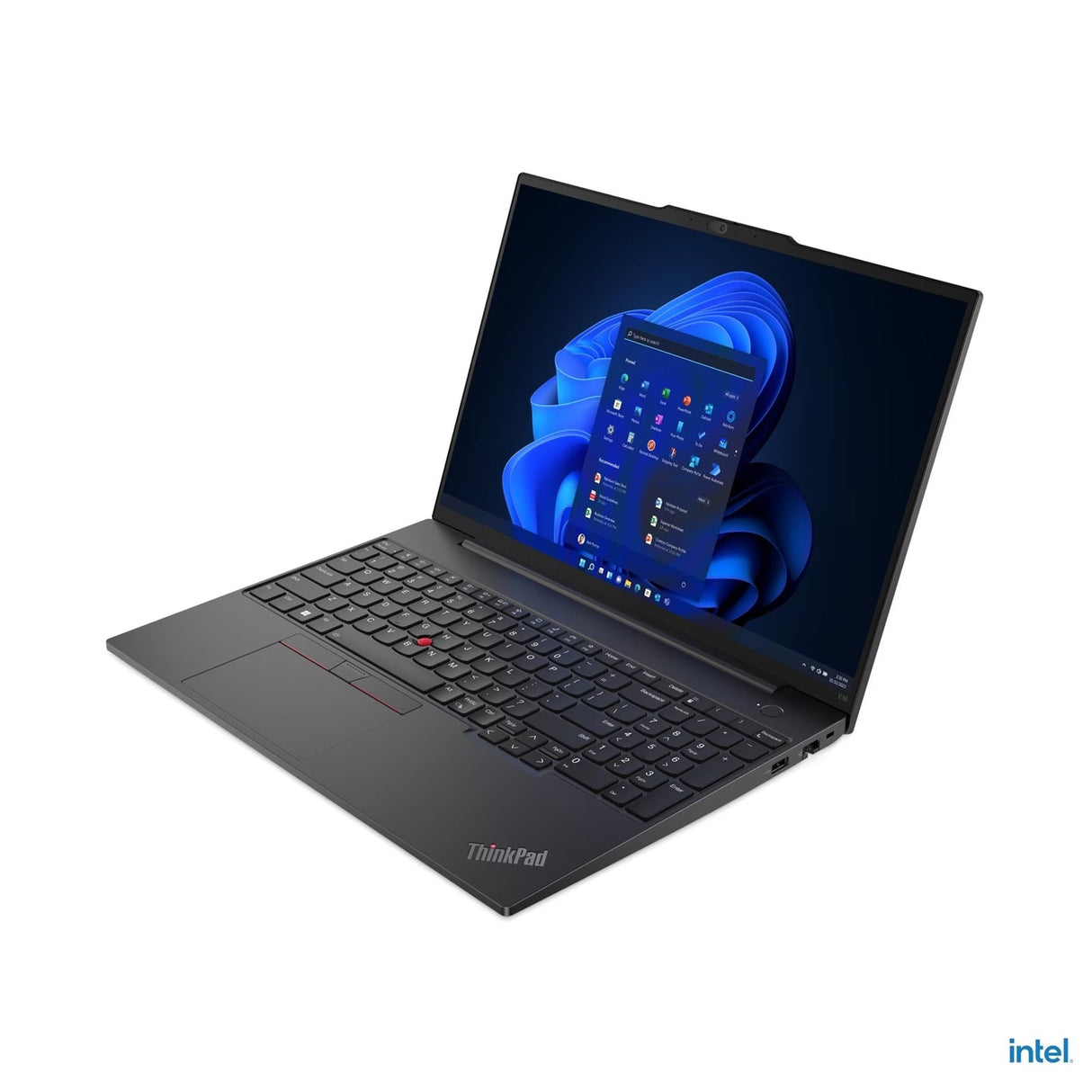 Lenovo ThinkPad E16 Laptop, 16 Inch WUXGA 1920x1200, Intel Core i3-1315U Processor, 8GB RAM, 256GB SSD, Intel UHD Graphics Graphics, Windows 11 Pro