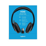 Logitech H540 USB Headset with Noise-Cancelling Mic and On Ear Controls