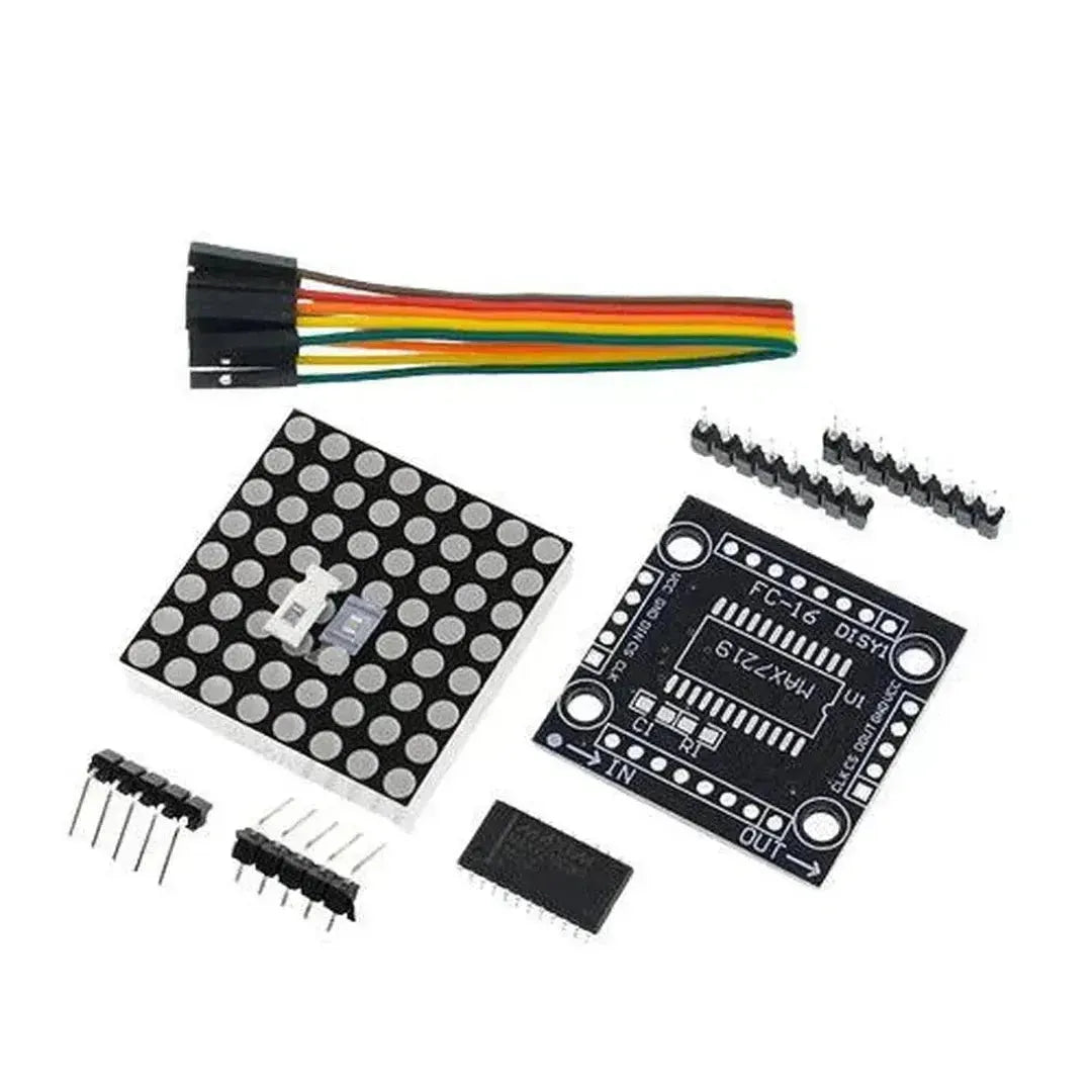 MAX7219 8X8 Red Dot Matrix Module 1