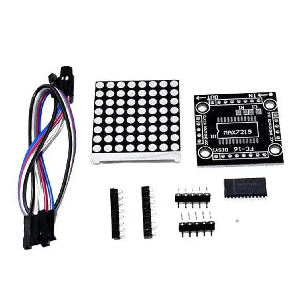 MAX7219 8X8 Red Dot Matrix Module