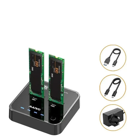 M.2 SATA Dual-Bay Dock Station